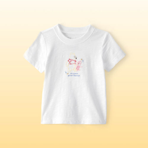 Baby Disney© Winnie the Pooh Embroidered Graphic Tee - White | Carter’s Oshkosh Canada