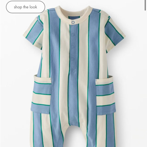 Baby Henley Romper