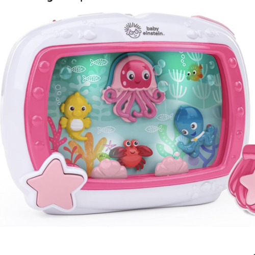 Amazon.com: Baby Einstein Sea Dreams Soother Musical Crib Toy and Sound Machine, Pink, Newborn and up