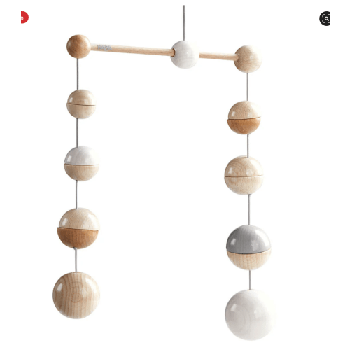 Dots Wooden Nursery Mobile