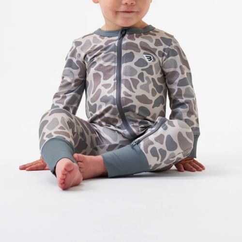 Classic Deer Camo Baby Zip Up | Outdoor Infant Gift | BURLEBO