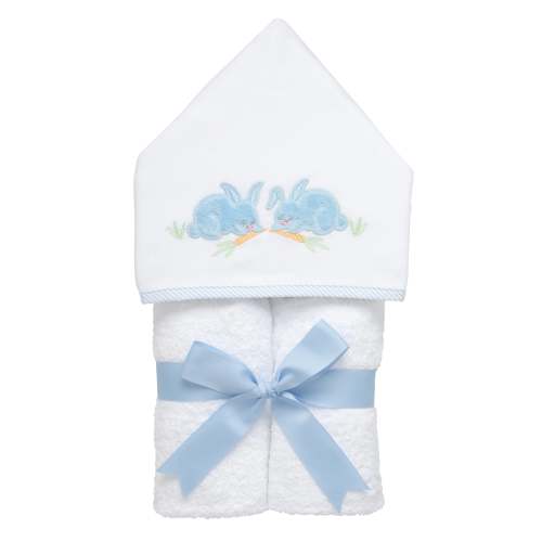 Bunny Everykid Towel, Blue