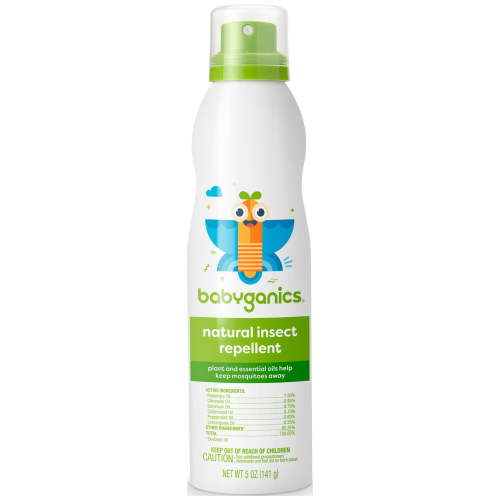 BabyGanics Natural Insect Repellent Continuous Spray with a blend of plant and essential oils, 5 fluid ounces