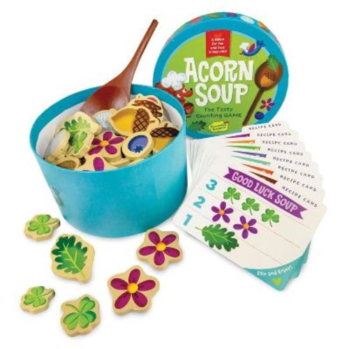 Peaceable Kingdom Acorn Soup Toddler Game for 2 Year Olds and Up