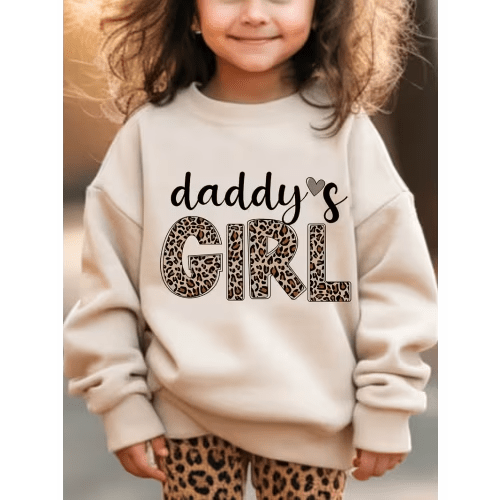 wy40023 girls leopard print letter pattern - Temu Canada