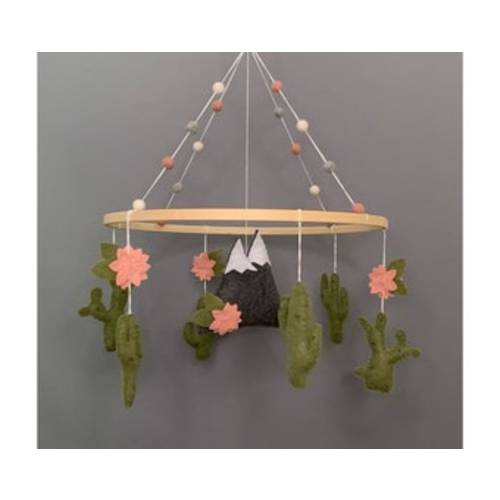 Desert Cacti and Flowers Baby Mobile Nursery Decor - Etsy