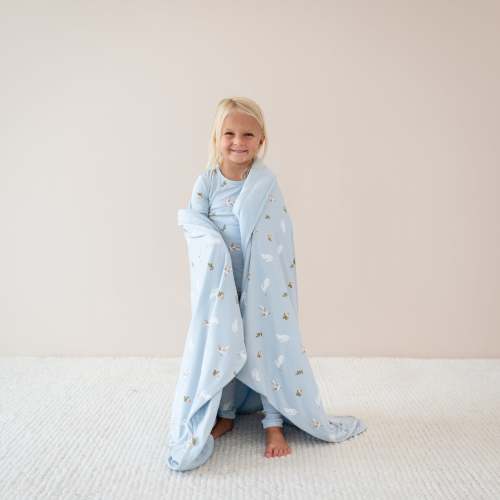 Toddler Blanket in Ice Rabbit 1.0