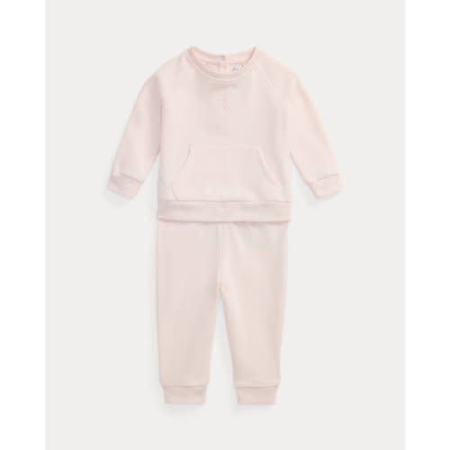 Big Pony Fleece 9M Set in Pink