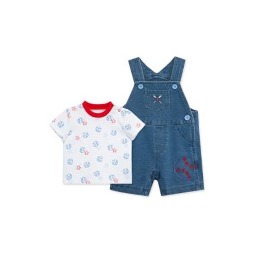 Baby Boys Baseball Shortall Set