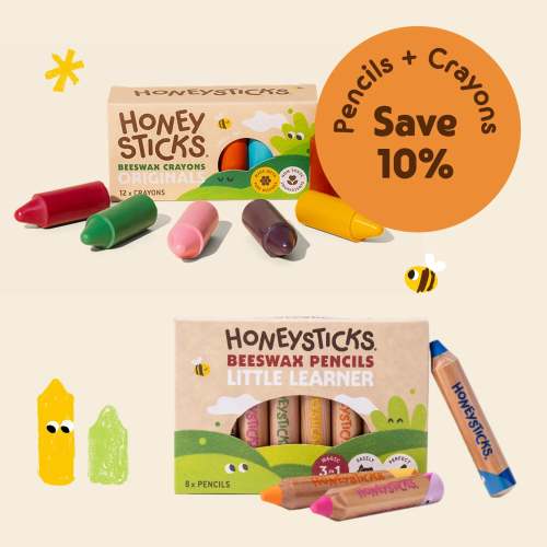 First Marks Set - Pencils and Crayons – Honeysticks USA