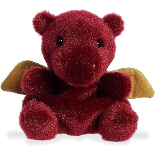 Aurora® Adorable Palm Pals™ Aidan Dragon™ Stuffed Animal - Pocket-Sized Play - Collectable Fun - Red 5 Inches