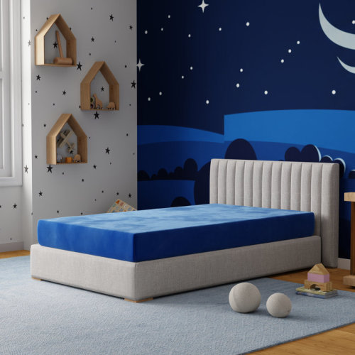 Eider & Ivory™ Emerado Kids Waterproof 7" Blue Mattress & Reviews | Wayfair
