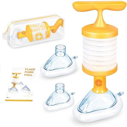 Portable Manual Suction Device for Adults & Children | Essential for Caregivers in Home and School Setting