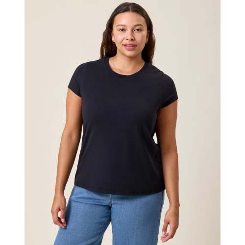 Slim Fit Modal Nursing T-shirt | Black – Kindred Bravely