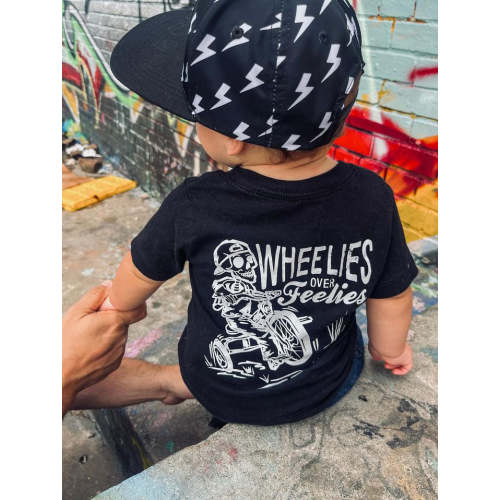 Wheelies over Feelies – AK CLOTHING CO.