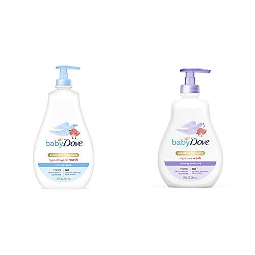 Baby Dove Tip to Toe Body Wash and Shampoo and Calming Nights Body Wash and Shampoo