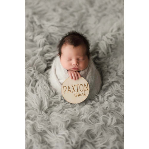 Personalized Wood Announcement | Block