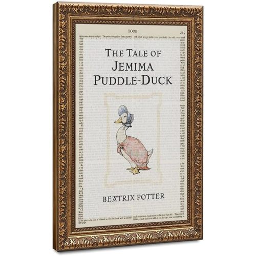 ZXZHE Tale Jemima Puddle Duck Wall Art Posters