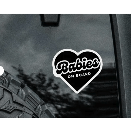 Babies on Board Car Magnet