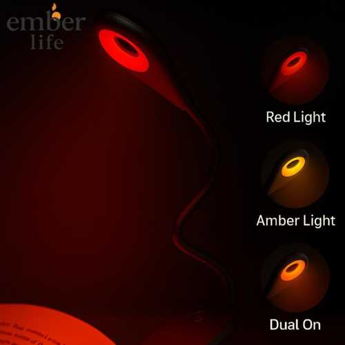 Rechargeable Red Light Night Time Reading Light