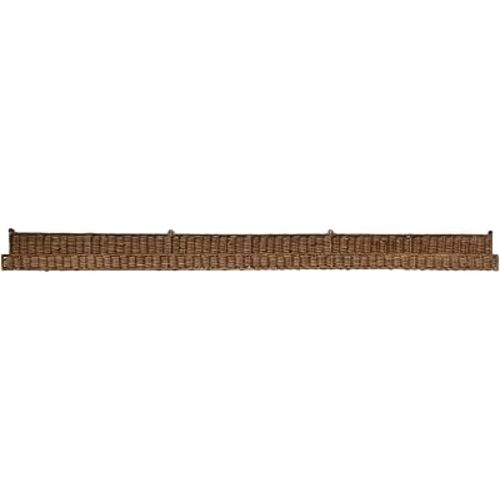 Creative Co-Op Handwoven Rattan Wall Shelf