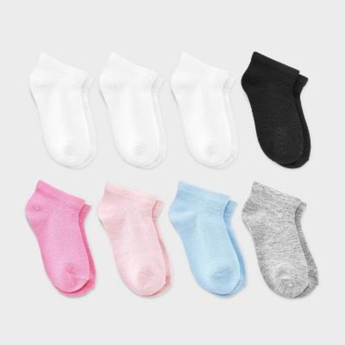 Toddler 8pk Low Cut Socks - Dealworthy™