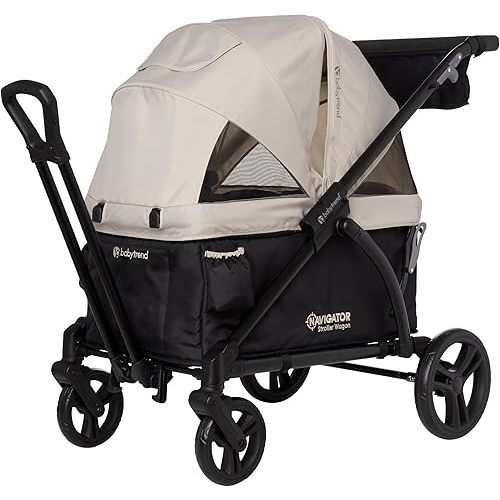 Baby Trend Navigator 2-in-1 Stroller Wagon, Desert Tan