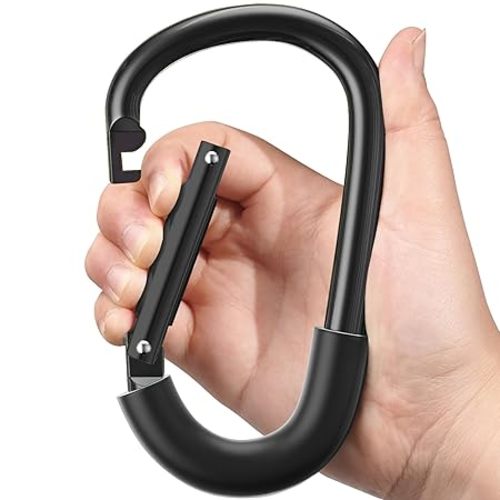 SURDOCA Stroller Hooks, Large Stroller Hooks for Bags, Universal Stroller Clips and Hooks, Mommy Hook for Stroller Heavy Duty, Stroller Accessories for Mom