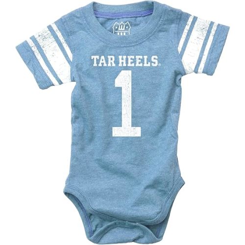 Wes and Willy Infant College Football Jersey One Piece Bodysuit