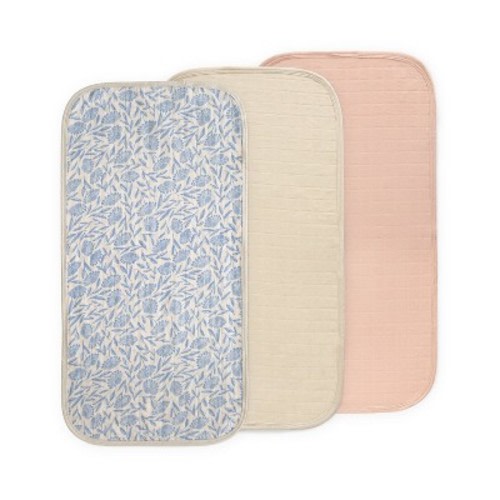 Changing Pad Liners Blue Flowers Combo One Size