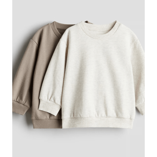 2-PACK COTTON SWEATSHIRTS