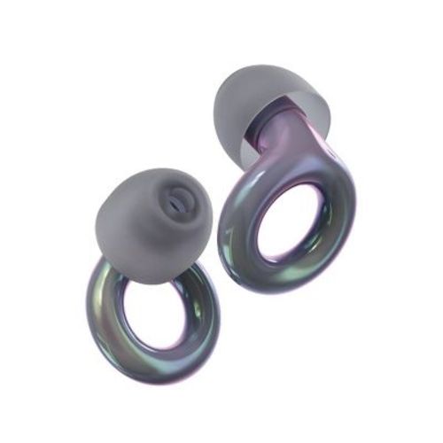 Loop Experience 2 Earplugs for Live Events Concerts Festivals and Night Outs - Titanium Holographic