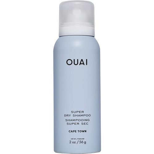 OUAI Super Travel Size Dry Shampoo - Volumizing Dry Shampoo - Absorbs Oil, Dirt & Sweat - Blends Seamlessly into Hair with Zero Residue & Enriched with a Long-Lasting Scent - Cape Town (2 oz)