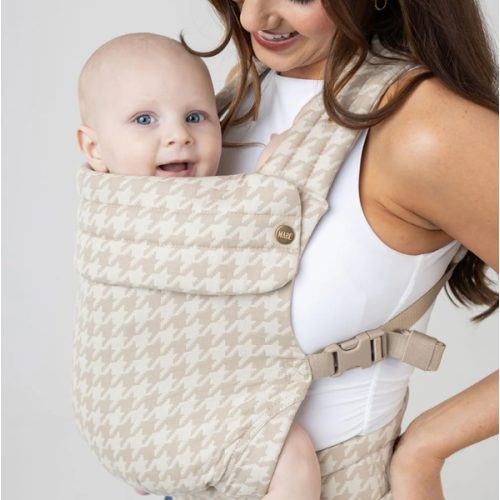 MABĒ The Monarch Baby Buckle Carrier - Houndstooth