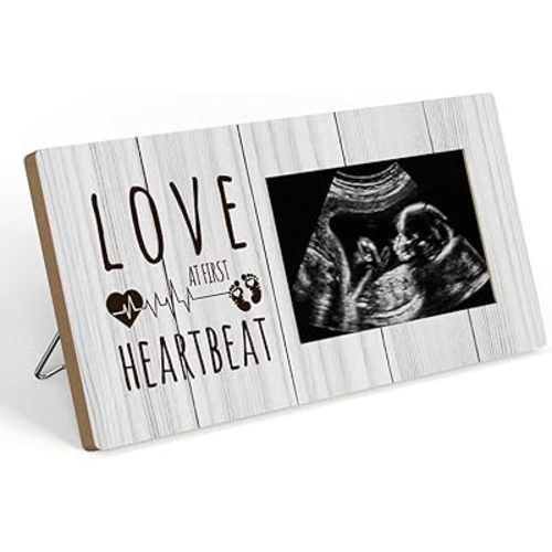 IAXIC Frame Gift Picture Frames Picture Frame Pregnancy Gifts for First Time Moms Ultrasound Gift for Pregnancy Announcements New Parents Gifts Keepsake Frame for Expecting Parents