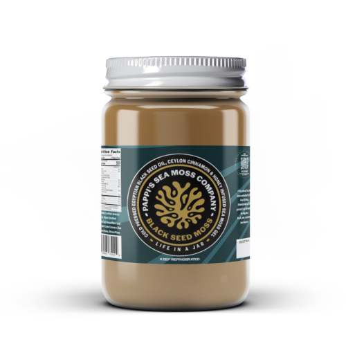 The BlackseedMoss 32 oz. Jar (with Ceylon Cinnamon)