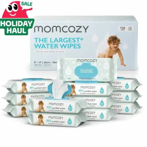 Baby wipes, Momcozy wipes - oversized, cleansing and moisturizing - TikTok Shop