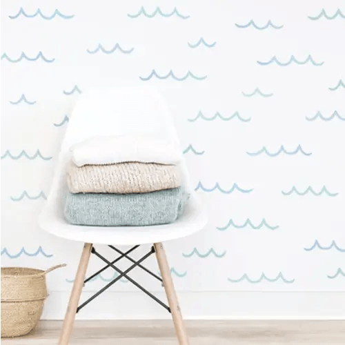Catch the Wave Fabric Wall Decals - Full Set