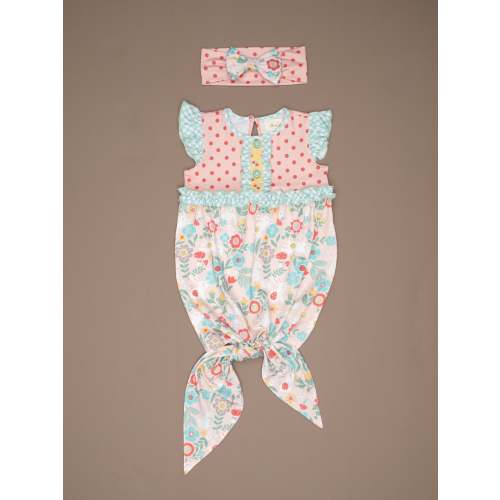 Lilly Belle Cottontail Knot Gown W/ Headband