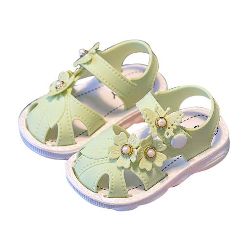 Herrnalise Infant Baby Girl Boy Sandals Summer Outdoor Beach Shoes Flower Bowknot Anti Slip Newborn Toddler First Walking Shoes For Baby Gifts
