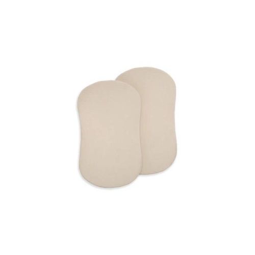 HALO 2pk 100% Organic Muslin BassiNest Fitted Sheets - Oat