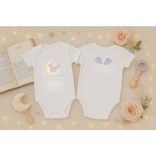 Little Illyrian in Training Baby Onesie - ACOTAR Bodysuit for Fae Baby Shower Gift, Velaris Baby Jersey Outfit, Fantasy Bookish Gift