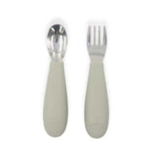 Fork and Spoon Set - Faded Jade – Yeah Baby Goods