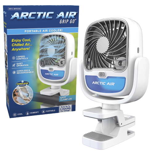 Arctic Air, Evaporative Air Cooler, Portable Clamp-On, Rechargeable