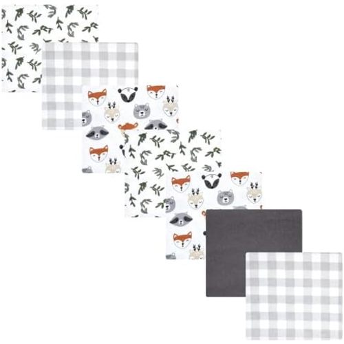 Luvable Friends Little Treasure Flannel Receiving Blankets 7pk