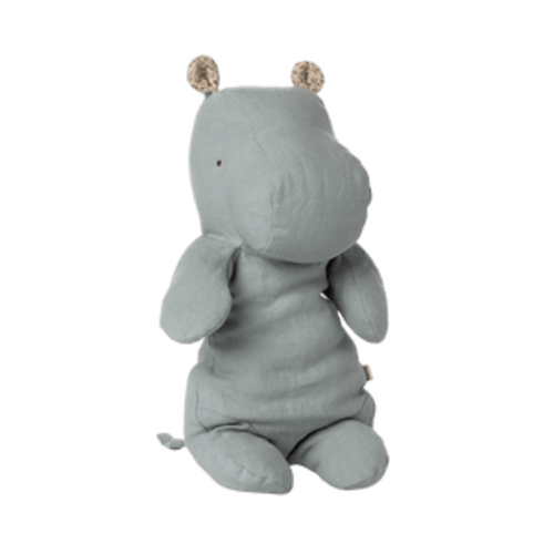 Blue Hippo Stuffed Animal with Ballerina Tutu - Maileg - Maileg USA