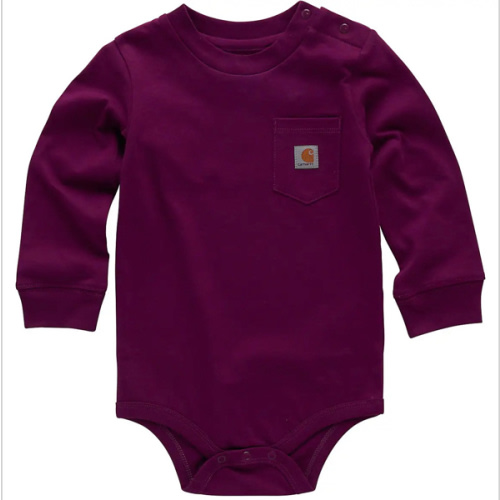 Boys' Long Sleeve Pocket Bodysuit (Baby) | Fall Layering Clothing Essentials | Carhartt