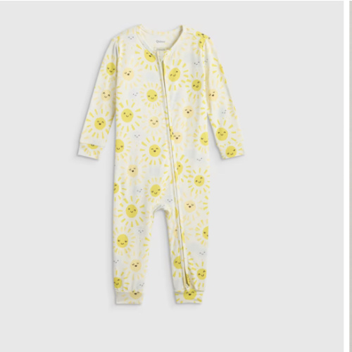 Bamboo One Piece Pajama - Baby in Sunshine