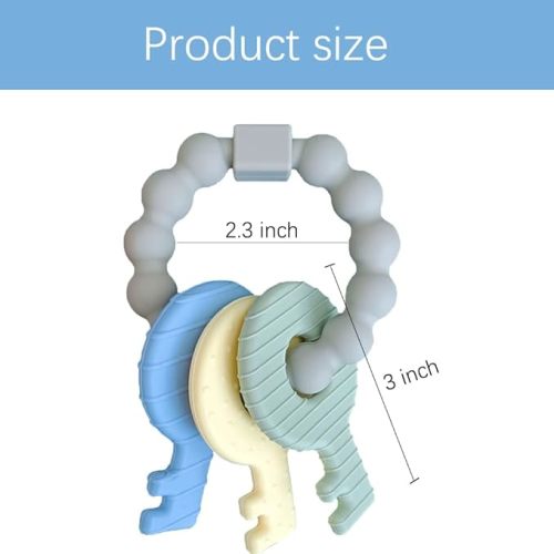 Baby Teether Keys - Blue