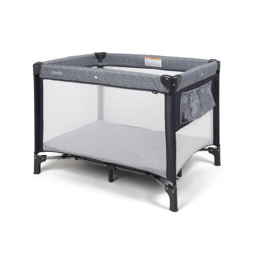 4Baby Clouds 2-In-1 V2 Portacot Grey Spot